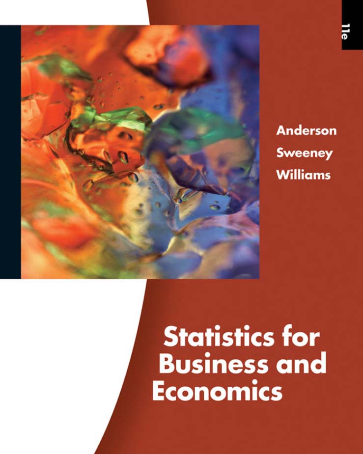 Statistics for Business and Economics (11th Edition) - PDF TEXTBOOK