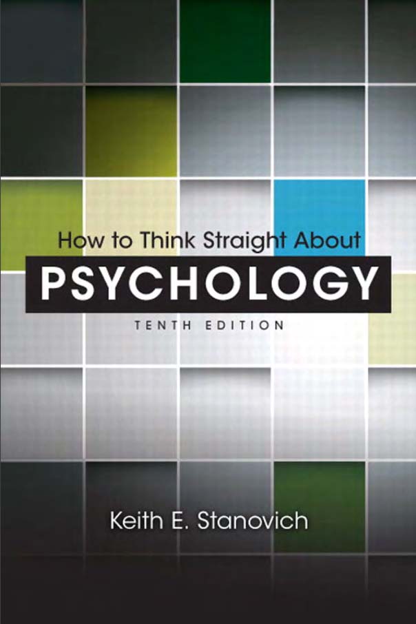 How to Think Straight About Psychology (10th Edition) PDF TEXTBOOK